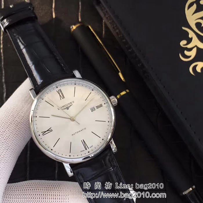 LONGINES浪琴 商務正裝 全自動機械 男士腕表 WSS0227